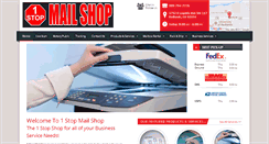 Desktop Screenshot of 1stopmailshop.com