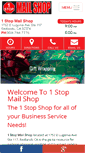 Mobile Screenshot of 1stopmailshop.com